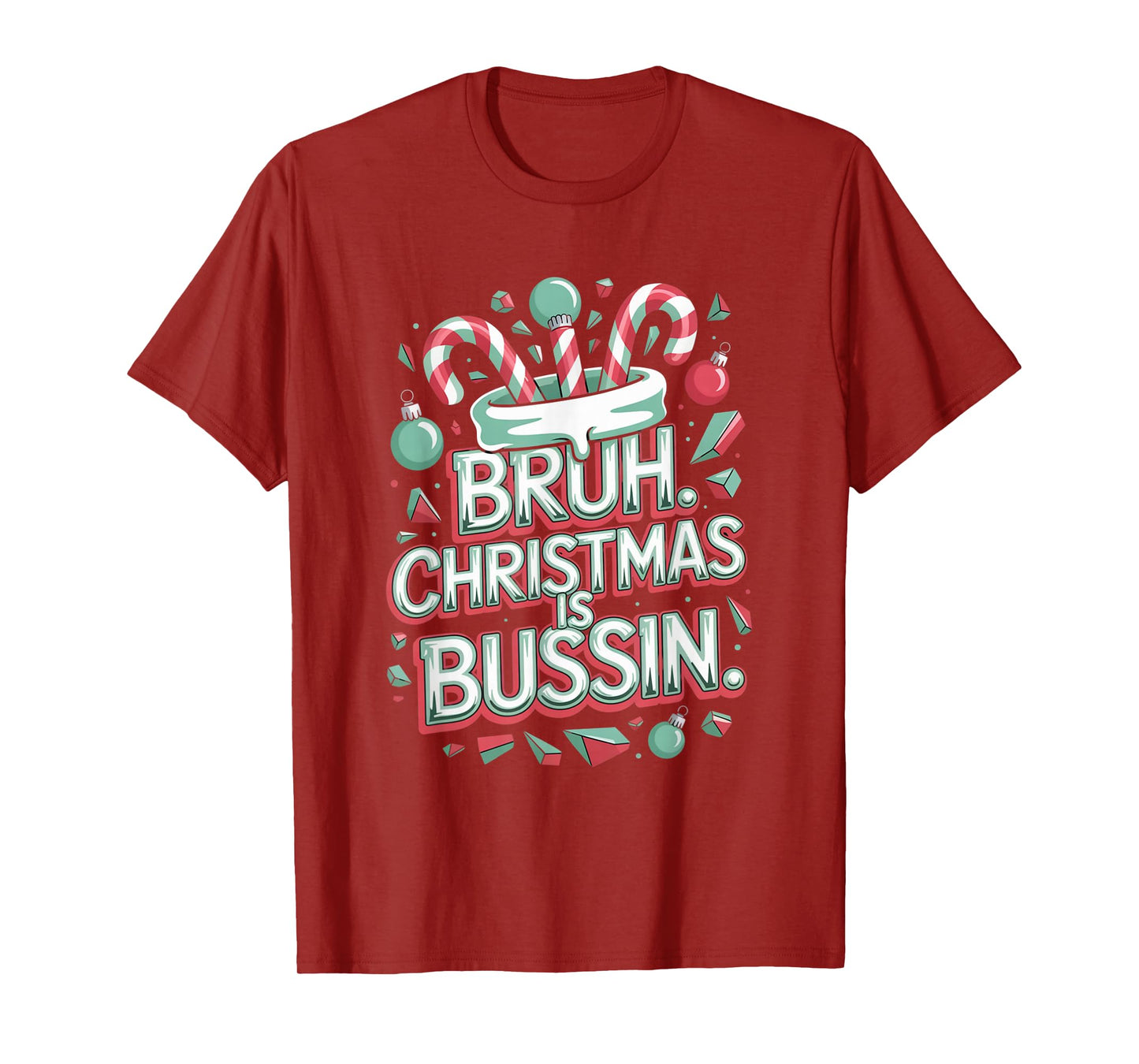 Funny Gen Alpha Gen Z Slang Funny Christmas Sweater T-Shirt
