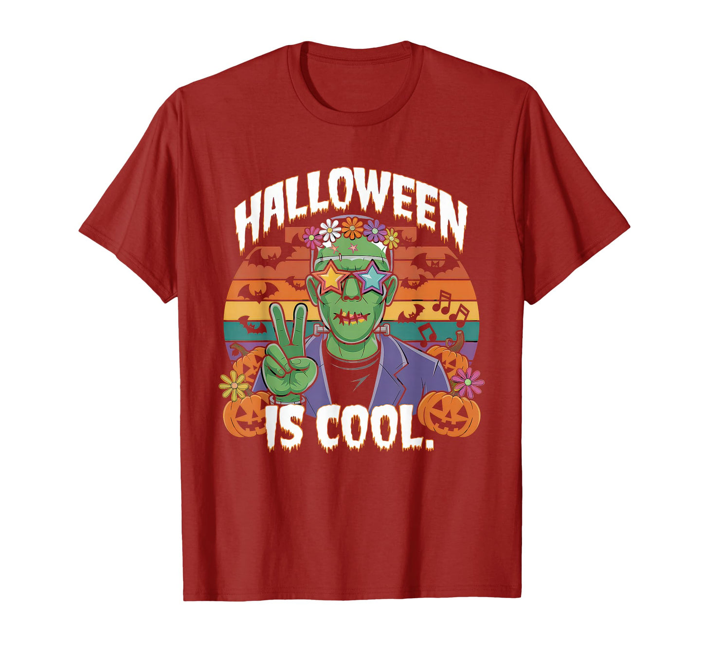 Halloween is Cool Tshirt Women Men Frankenstein Monster T-Shirt