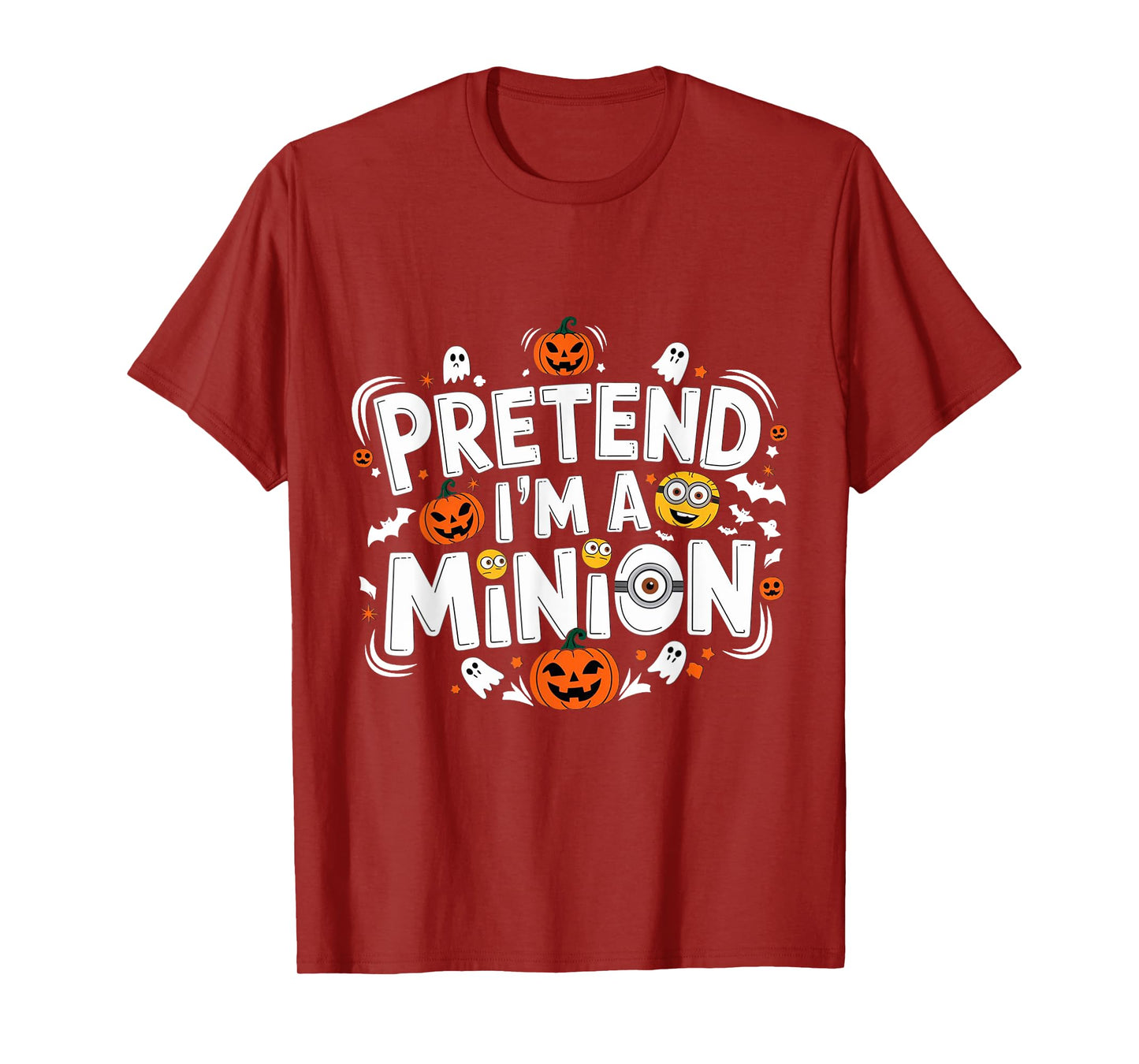 Pretend I'm A Minion Costume Party Funny Halloween Minion T-Shirt