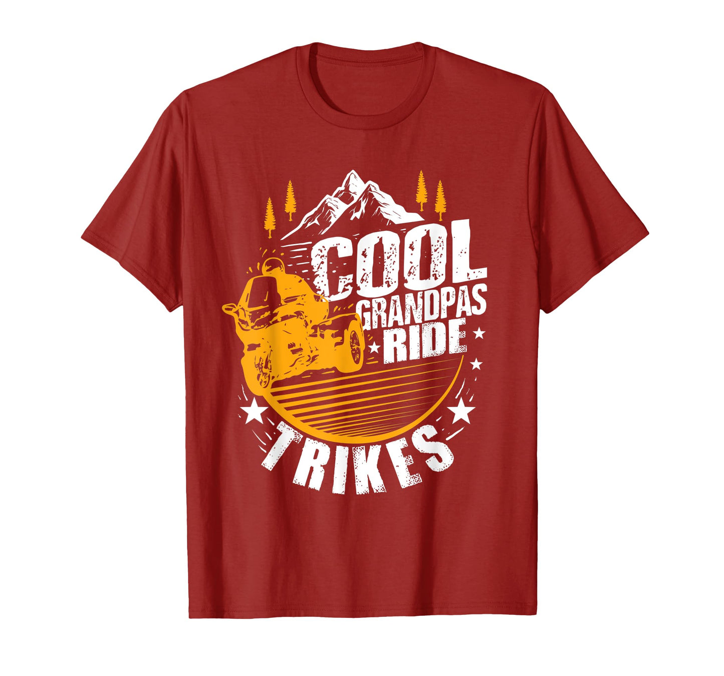 Mens Funny Trike Rider Gift Cool Grandpas Ride Trikes T-Shirt