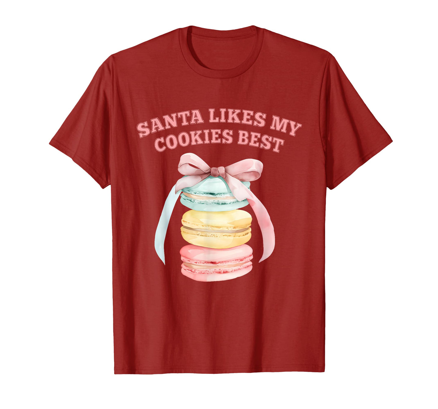Santa Likes My Cookies Best Funny Christmas T-Shirt