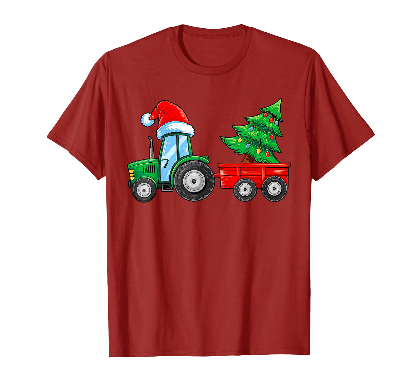Christmas Tractor Candy Xmas Farm Truck Boys Kids Toddler T-Shirt