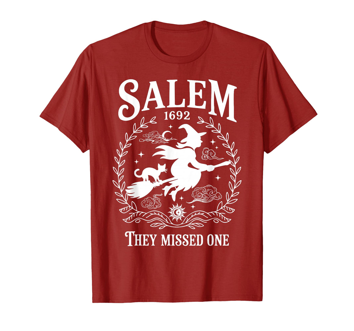 Salem 1692 They Missed One Witch Halloween Costume Feminist T-Shirt