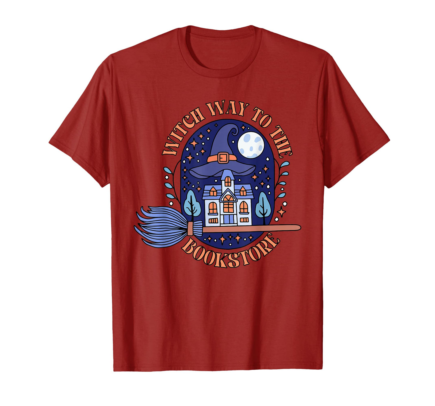 Witch Way, The Bookstore, Halloween Vibe T-Shirt