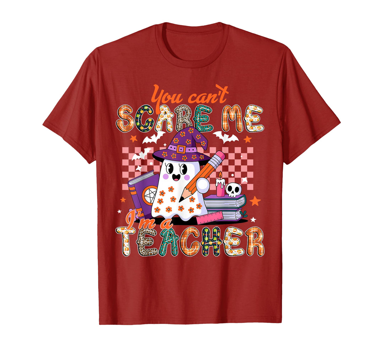 You Can't Scare Me I'm A SPED Teacher Crew Squad Halloween T-Shirt
