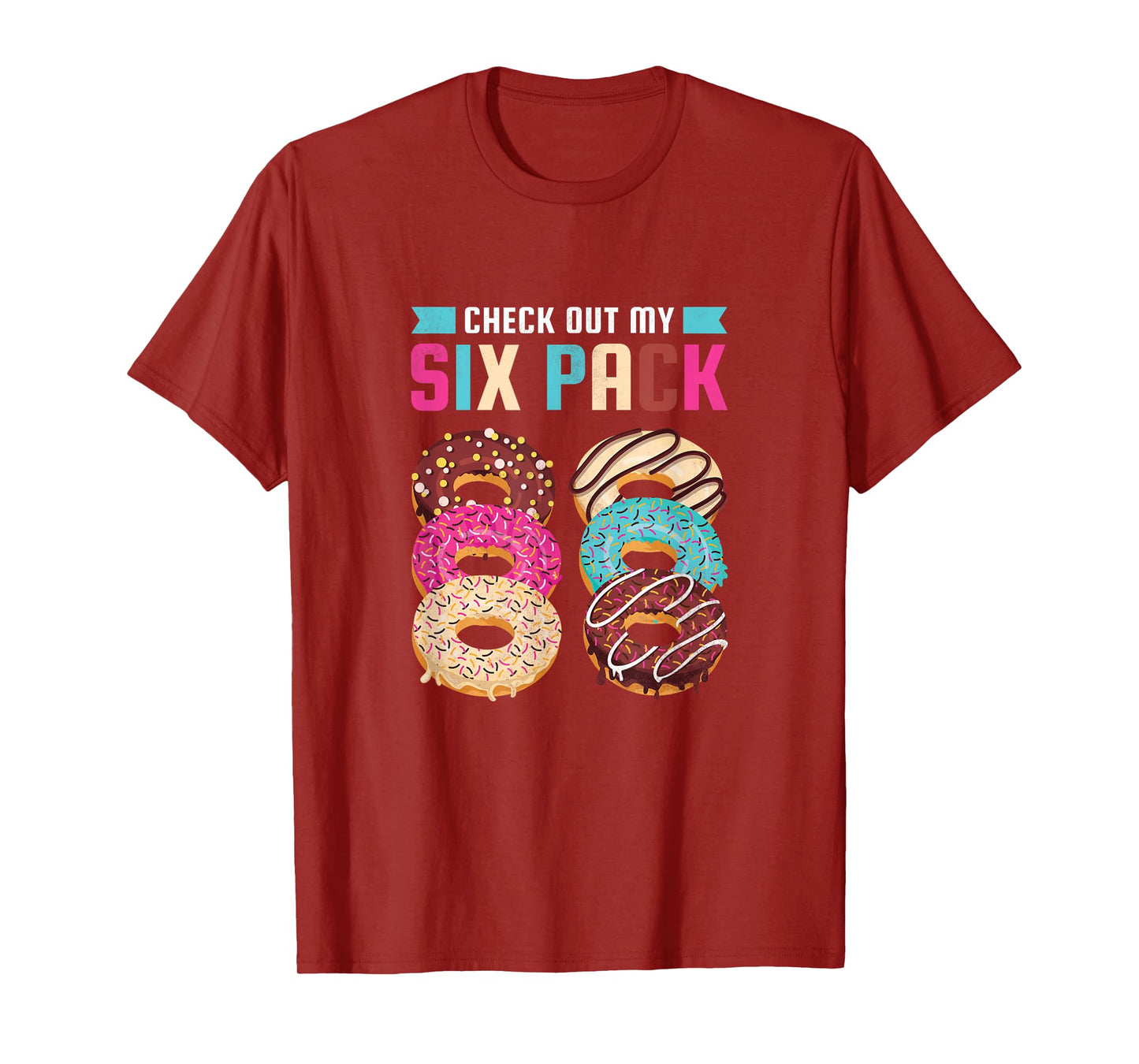 Check Out My Six Pack, Donut T-Shirt