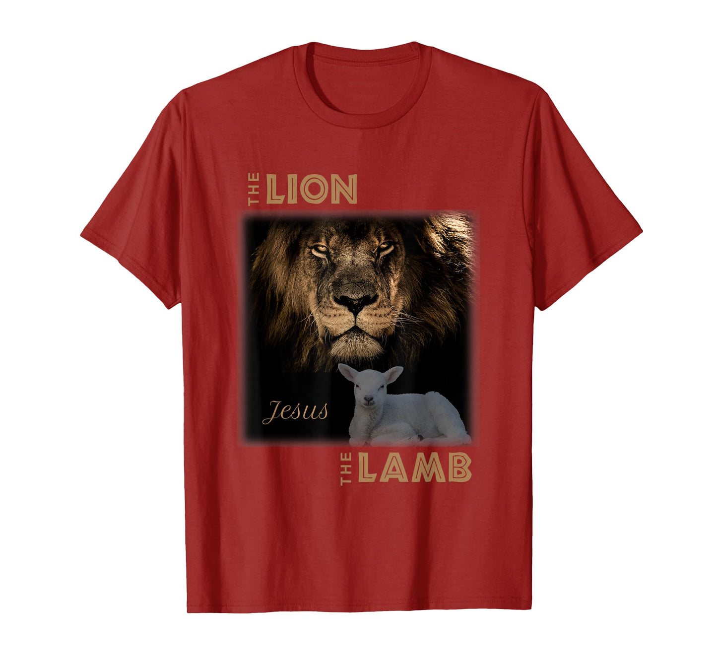 The Lion And The Lamb Jesus T-Shirt T-Shirt