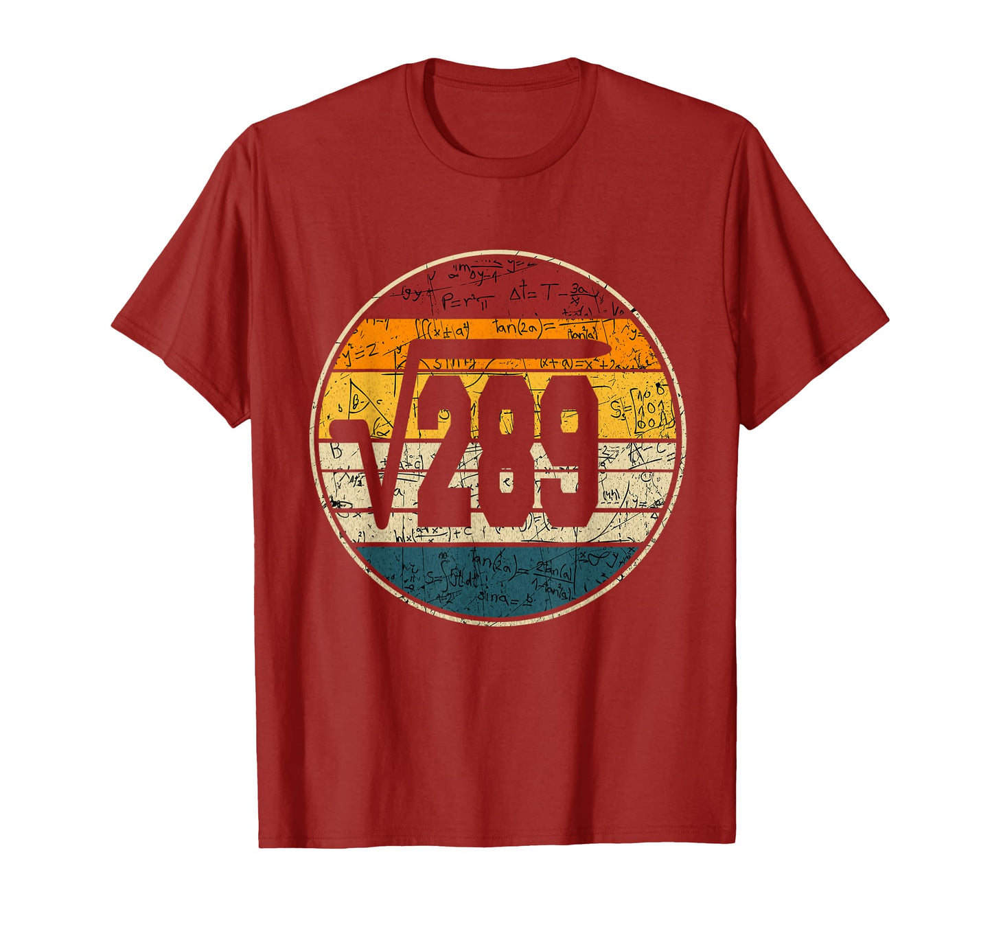 square root of 289 17th years old birthday vintage 17th T-Shirt