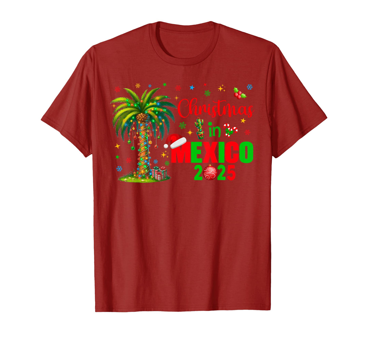 Mexico Cancun Cabo Christmas Trip Outfit T-Shirt