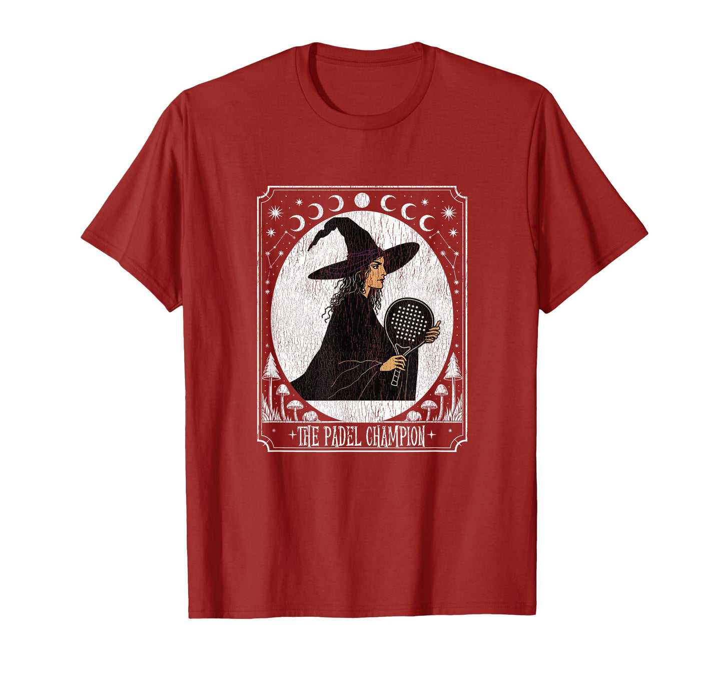 Tarot Card The Padel Champion Halloween Costume Design T-Shirt