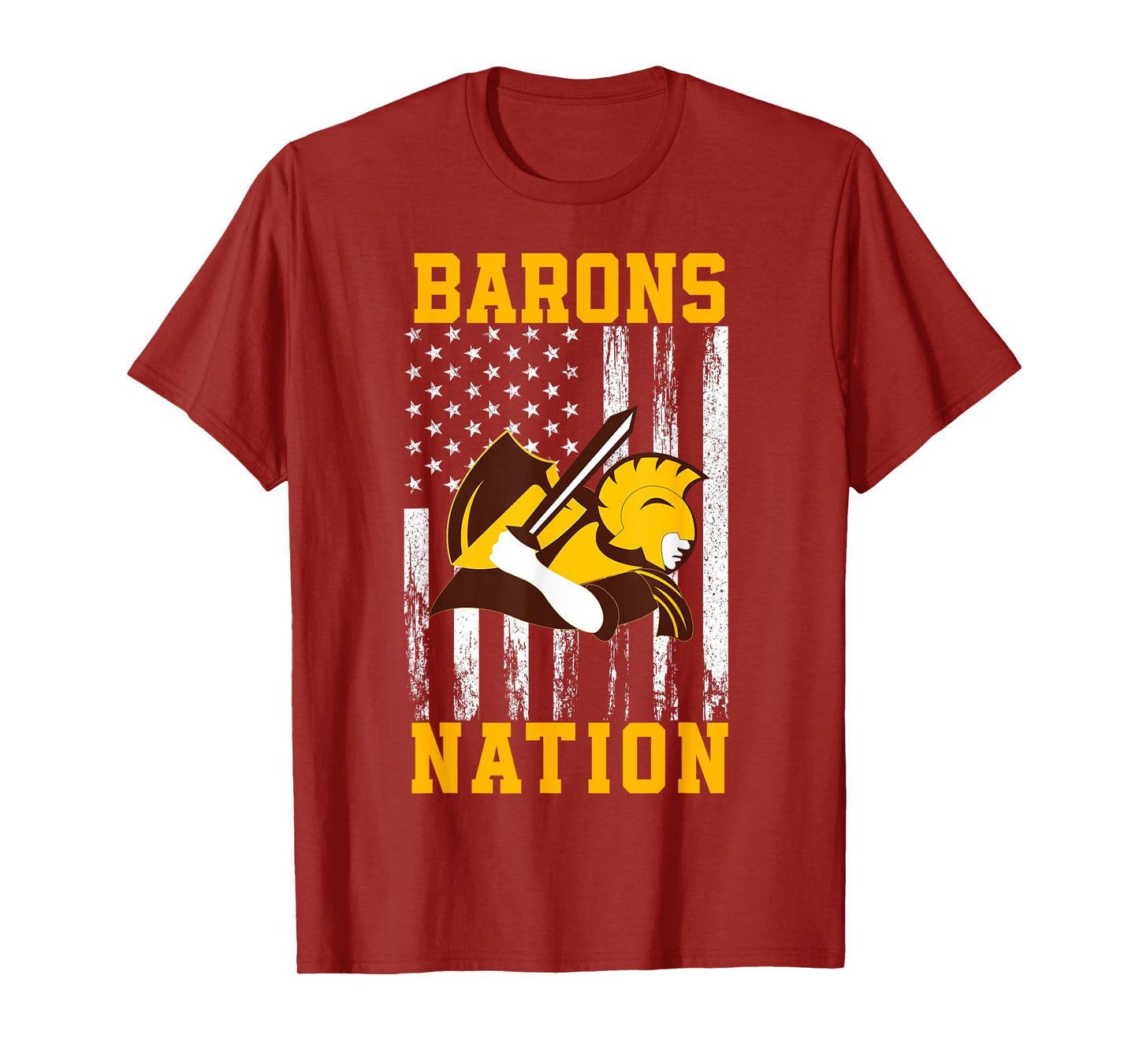 Buckeye Valley Barons Logo Nation HS T-Shirt