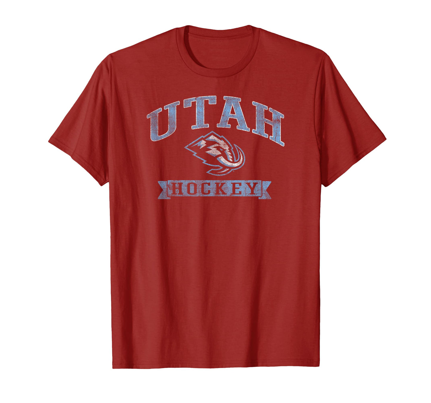 Utah Mammoth Vintage Hockey Black NHL Officially Licensed T-Shirt