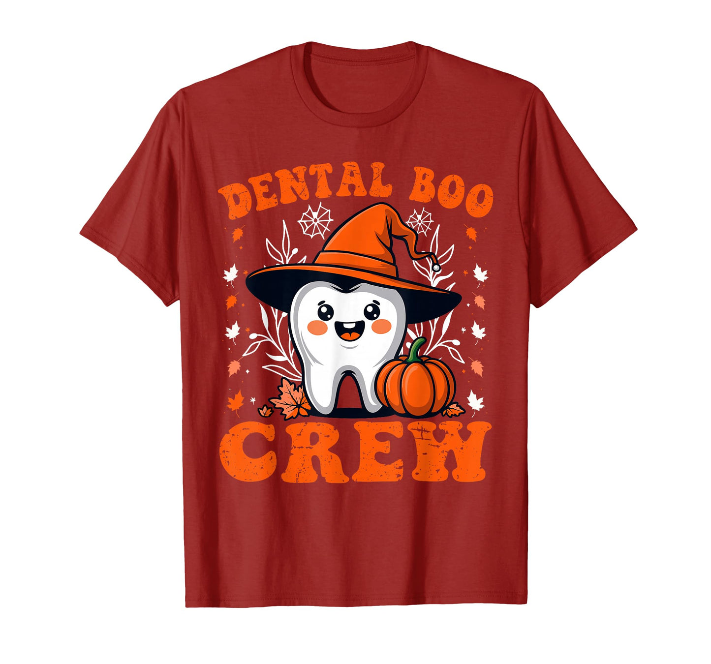 Halloween Dental Boo Crew Dentist Costume Teeth Women Men T-Shirt