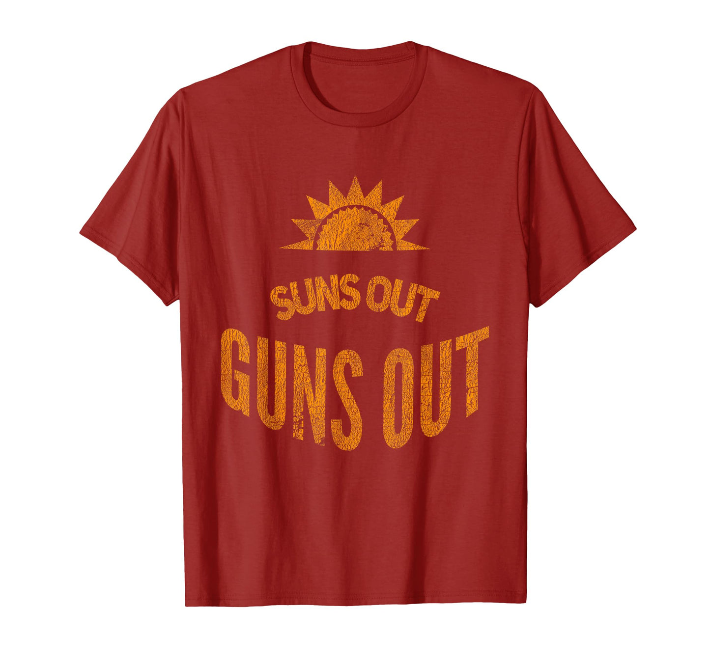 Suns Out Guns Out Workout Funny Gym Muscle Exercise Sunsout T-Shirt