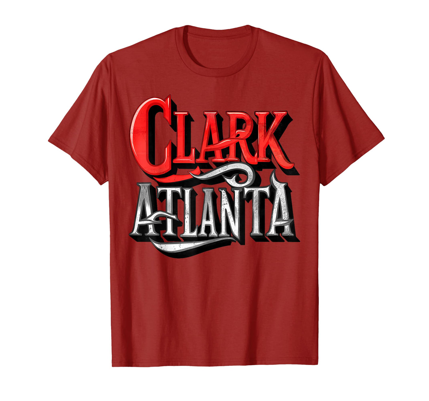 Vintage Clark & Atlanta Varsity Style T-Shirt