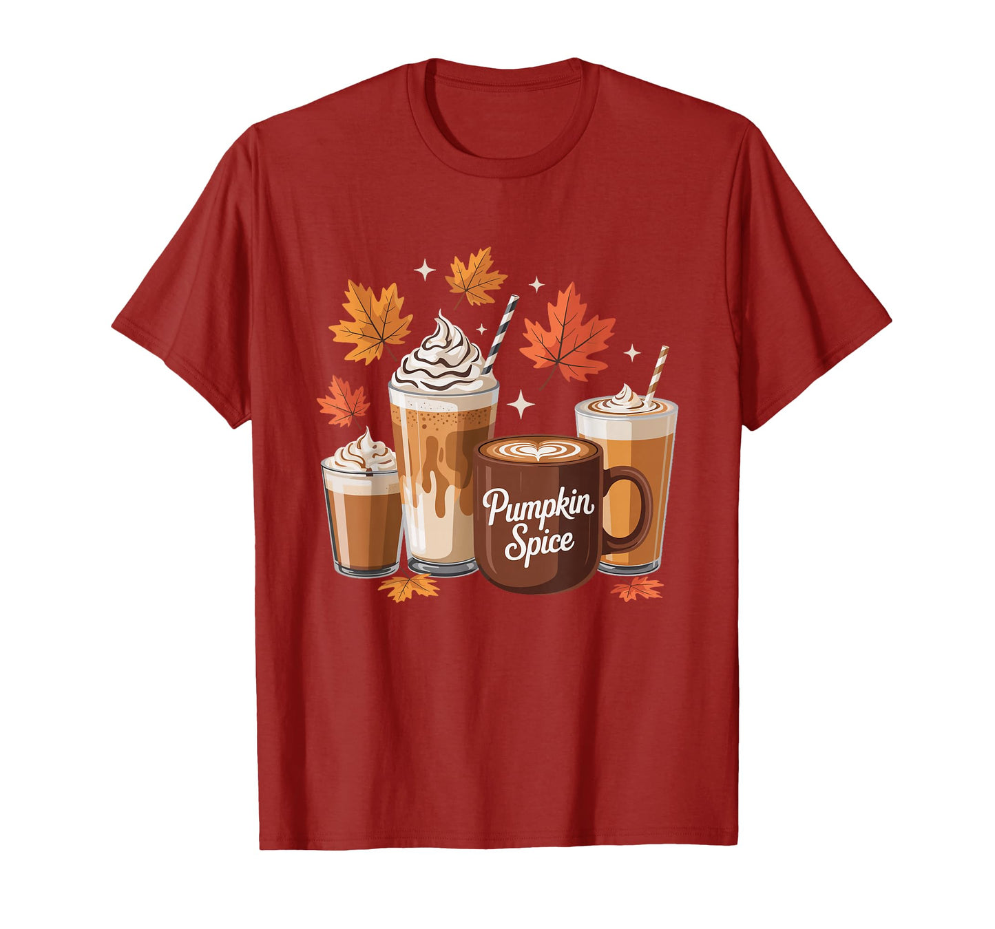 Halloween Pumpkin Latte Spice Coffee Love Fall Season T-Shirt