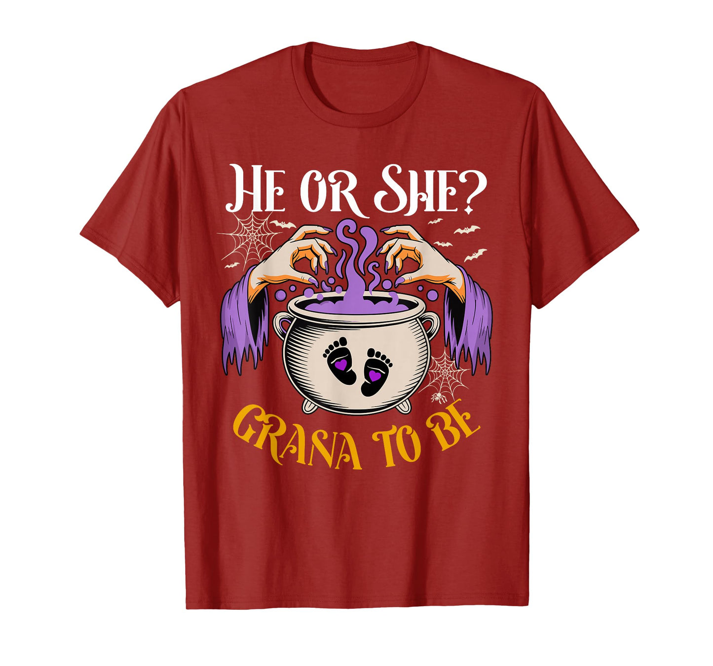 He Or She Grana to Be Baby Reveal Halloween Costume T-Shirt