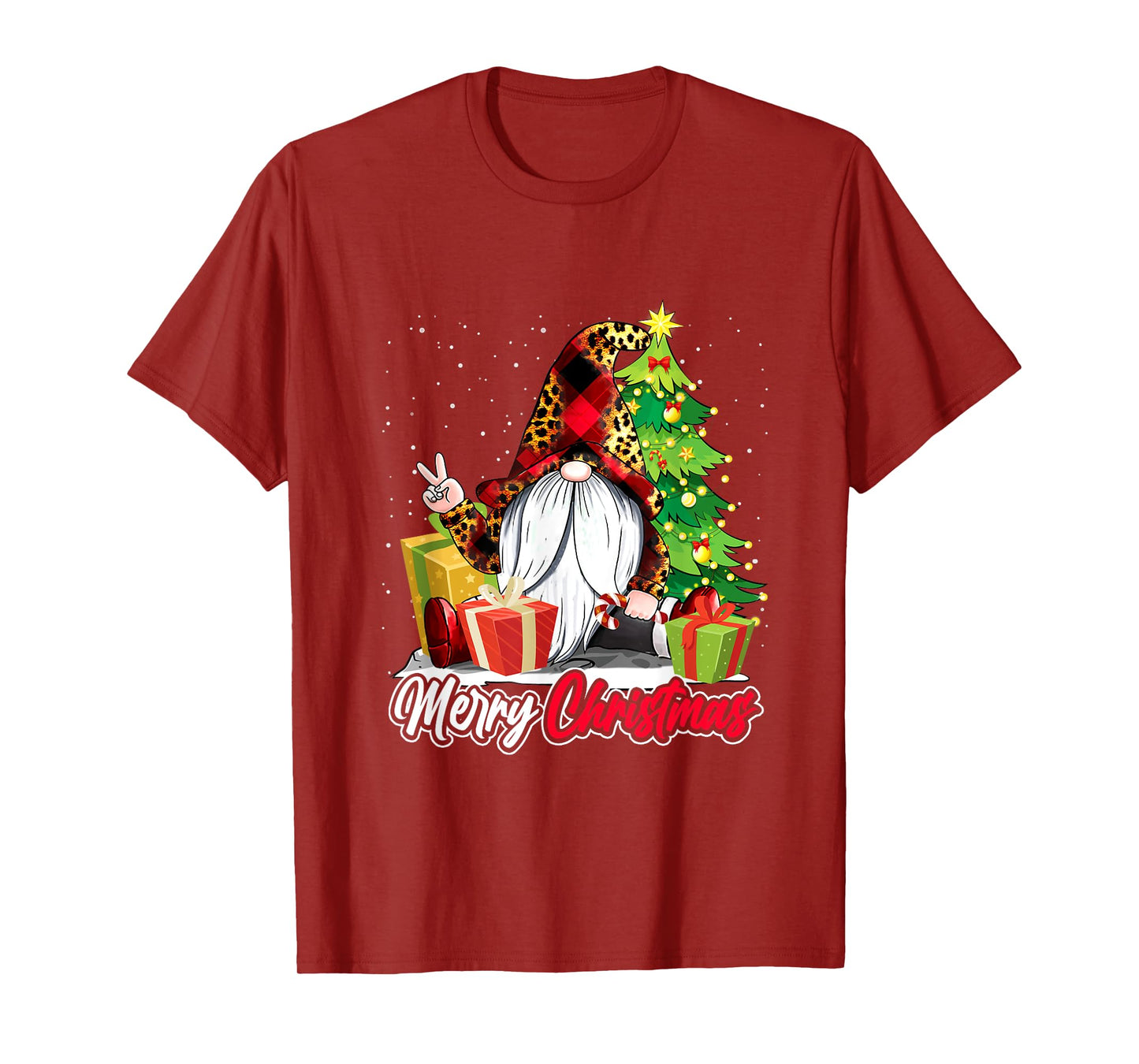 Merry Christmas Gnome Family Matching Pajama Xmas Women Men T-Shirt