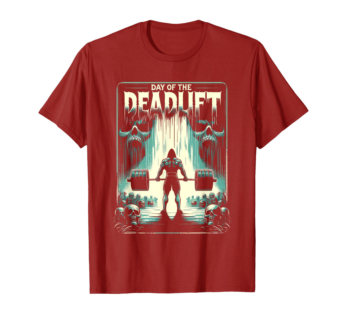 Horror Deadlift Workout Training Bodybuilder T-Shirt