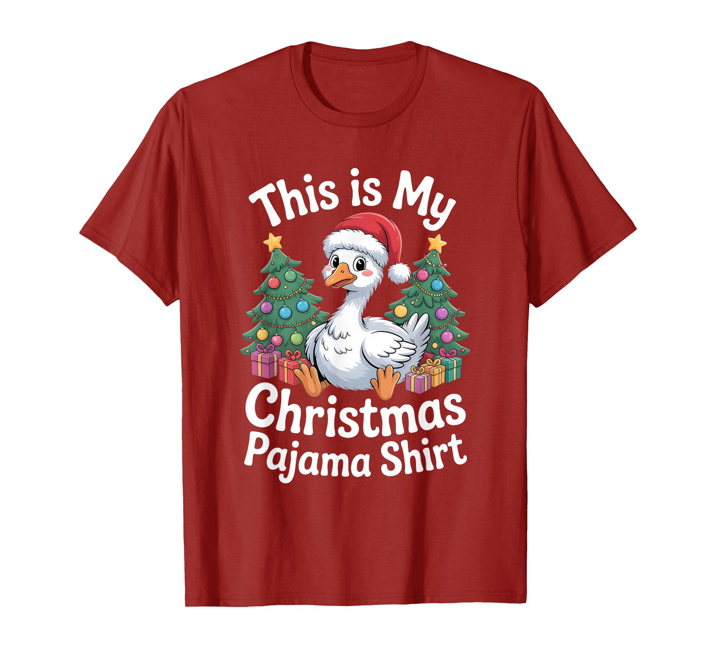 This is My Christmas Pajama Goose T-Shirt