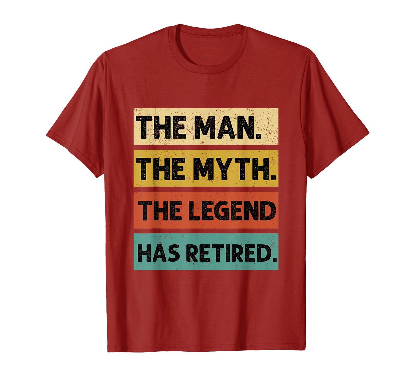 Retirement Retro Vintage Style The Legend Has Retired Men T-Shirt