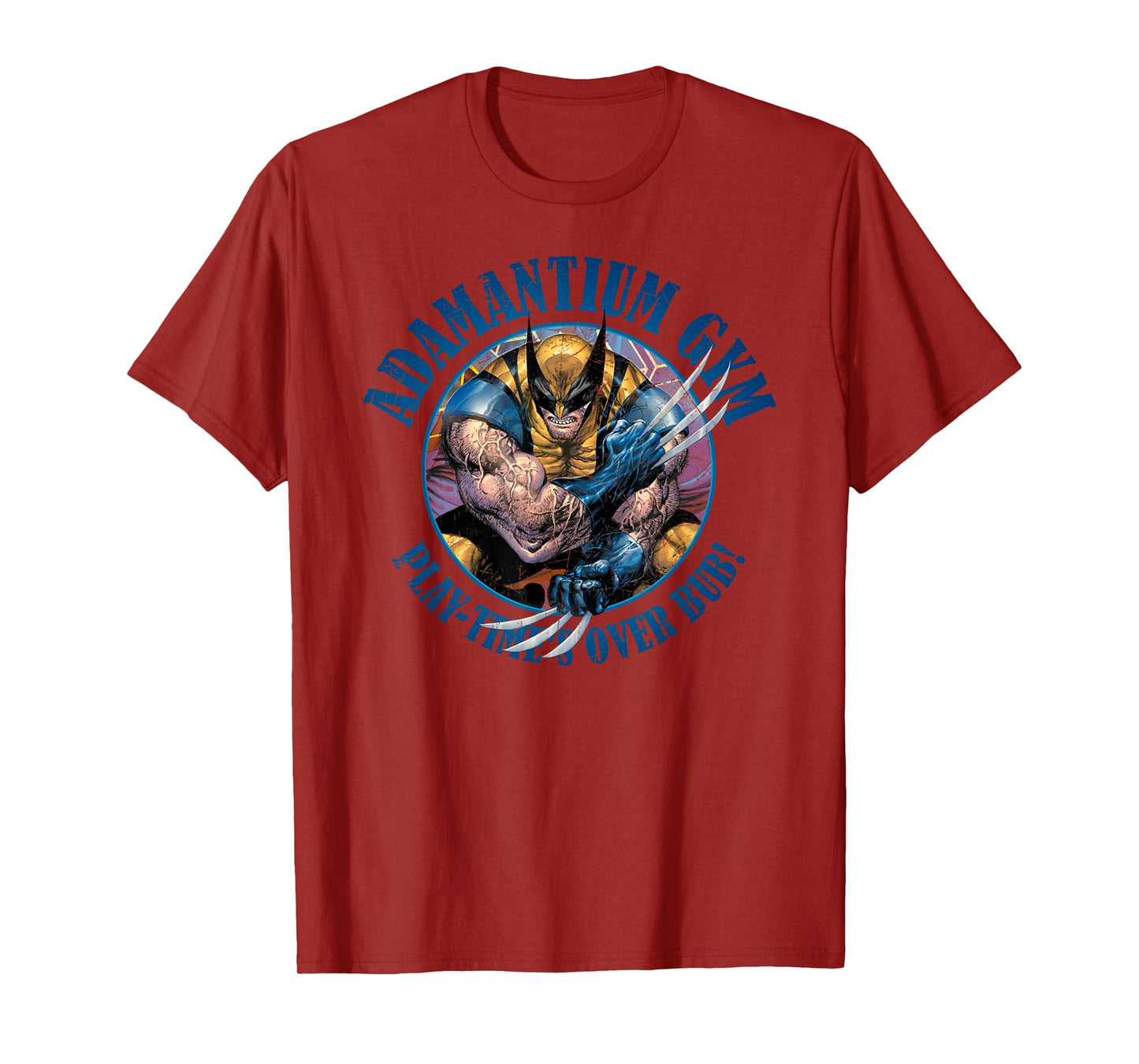 Marvel X-Men Wolverine Adamantium Gym T-Shirt
