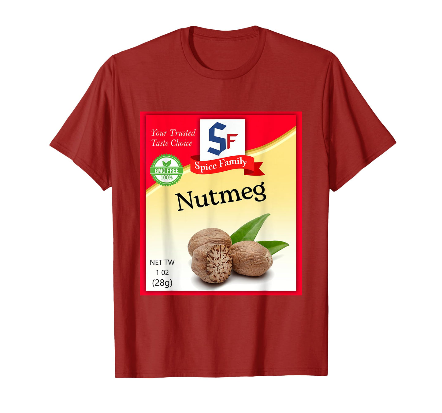 Nutmeg Spice Condiment Costume Holiday Spice Group Costumes T-Shirt