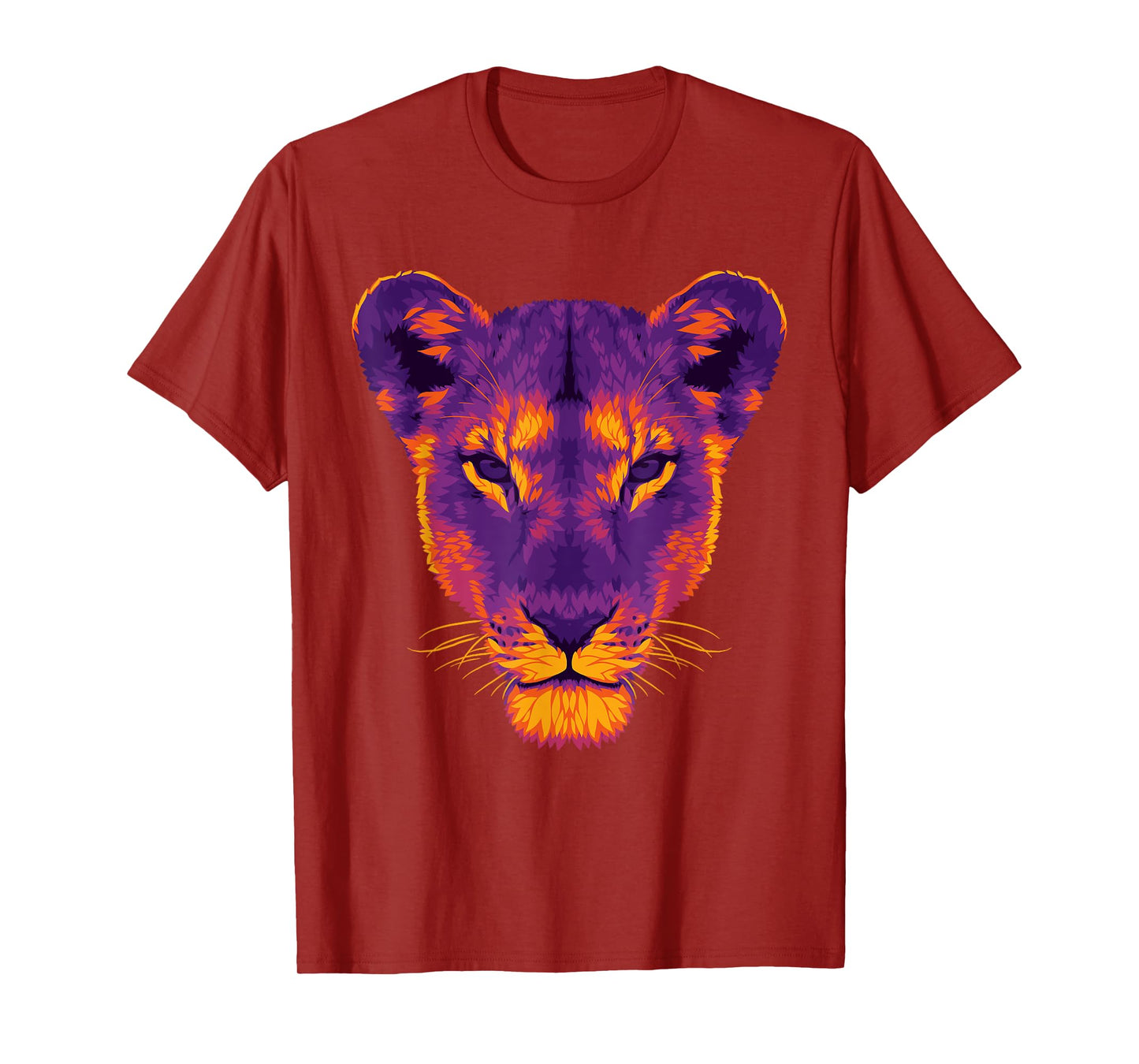 The Dark Lioness Beautiful Animal and Nature Art T-Shirt
