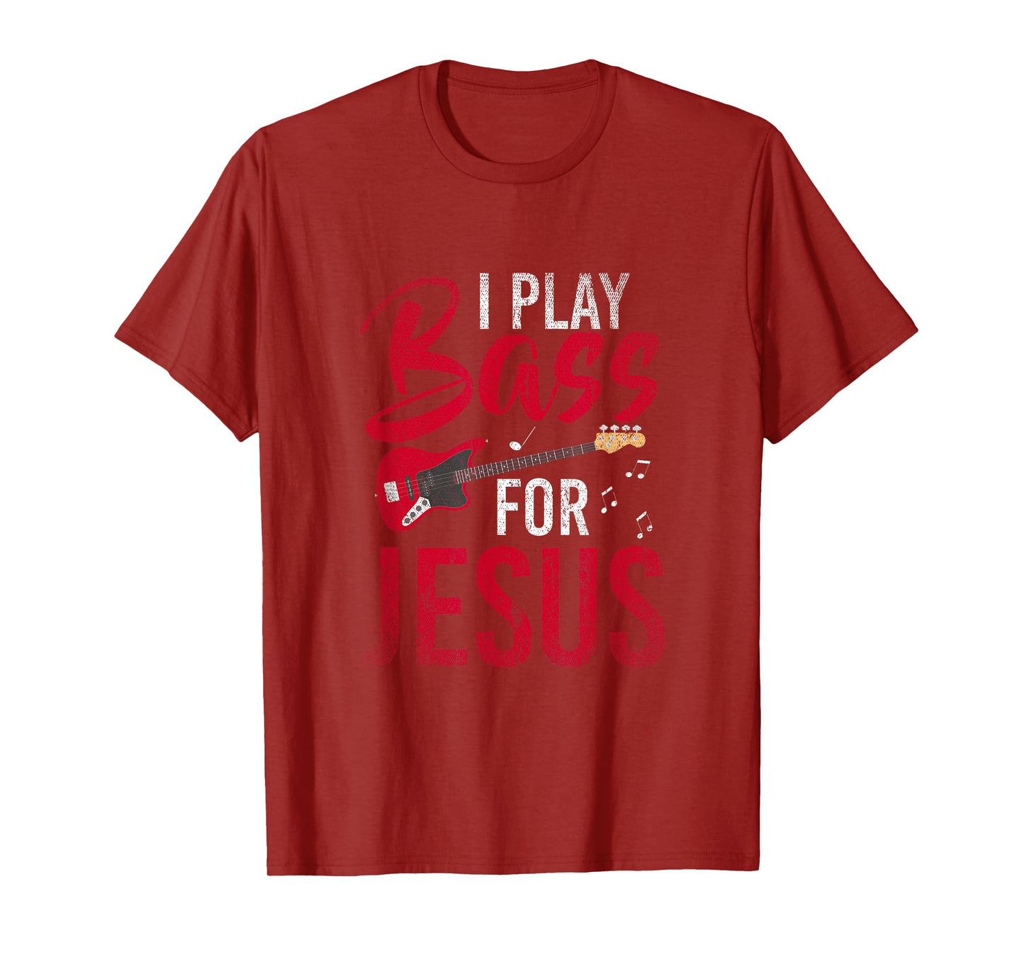 Christian Bassist Bass Player Jesus Bass Guitar T-Shirt