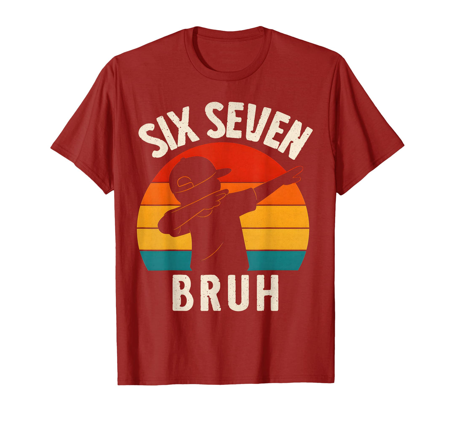 67 Meme 6 7 Numbers Dabbing Six Seven Bruh Funny Boys Kids T-Shirt