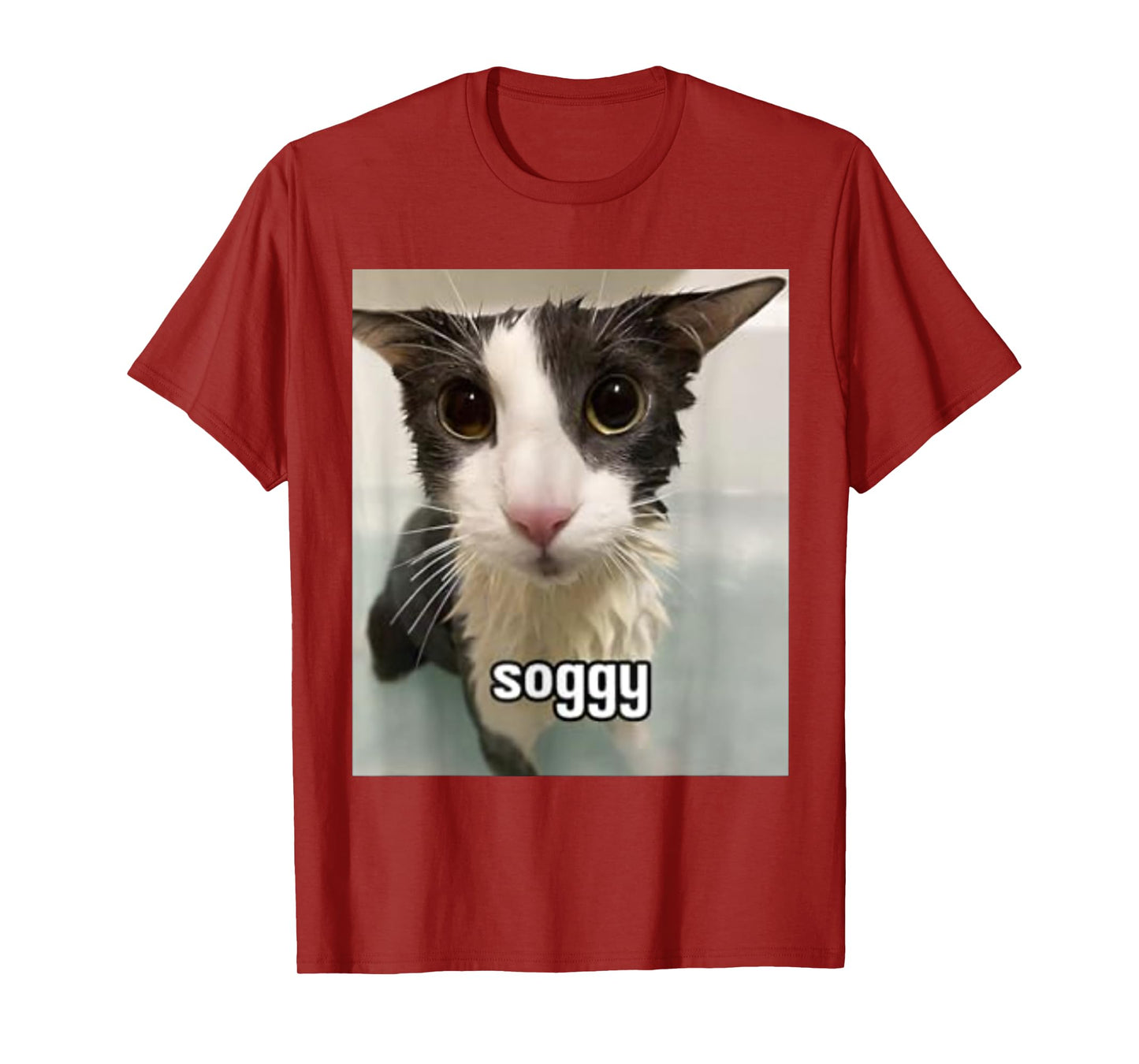 Silly Soggy Cat Funny T-Shirt