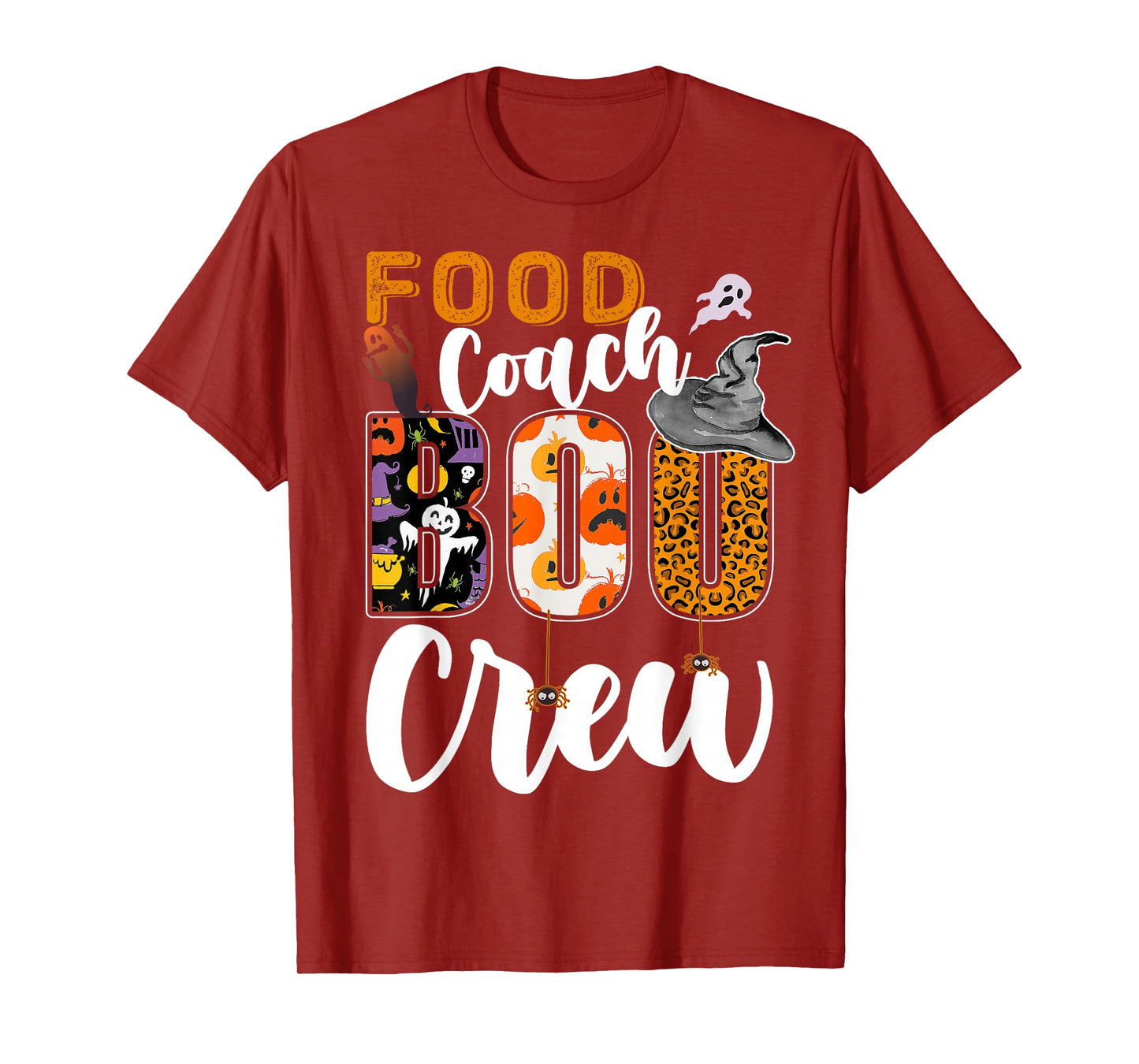 Food Coach Boo Crew Halloween Matching Nutritionist T-Shirt