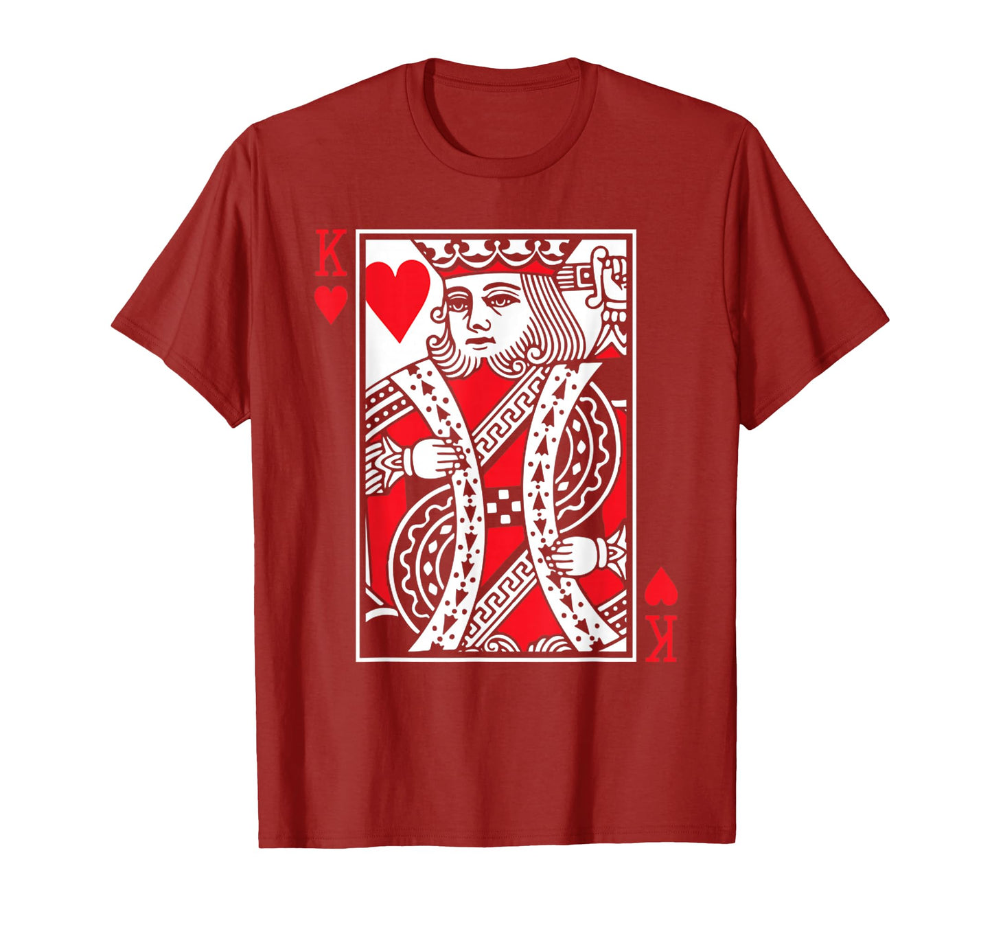 King Of Hearts Valentines Day Cool V-Day Couple Matching T-Shirt