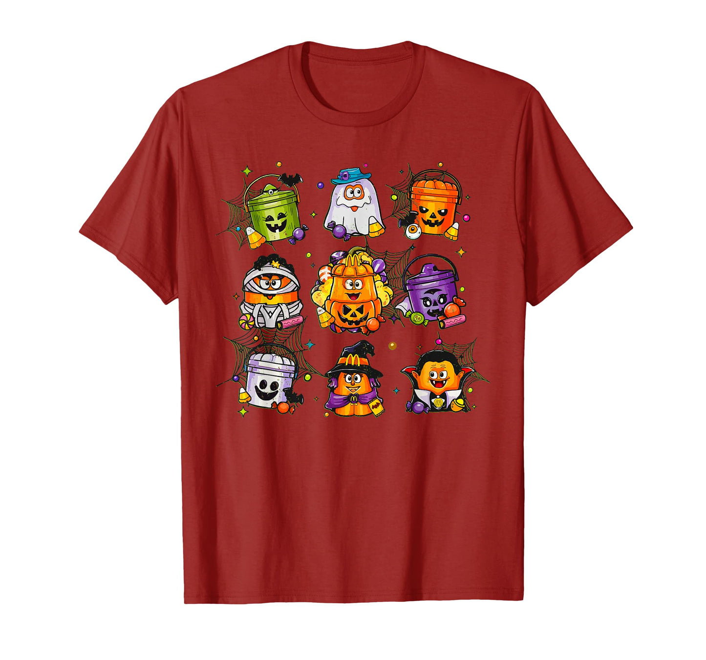 Spooky Nuggets Meal Bucket Halloween Chicken Nuggets T-Shirt
