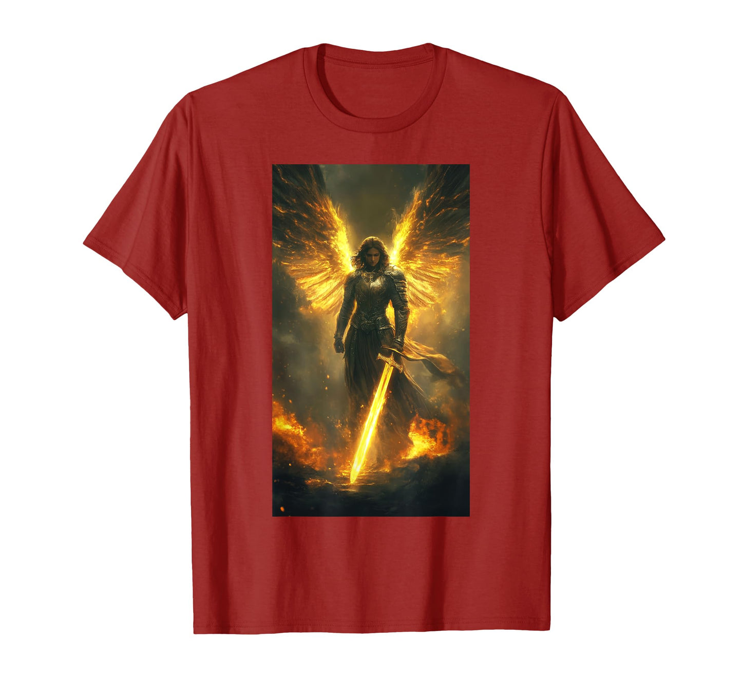Catholic Saint Michael Archangel Angel Warrior T-Shirt