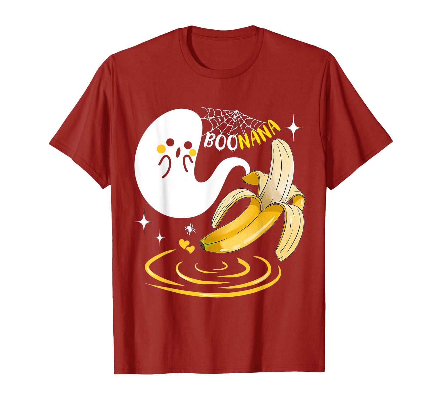 Funny Halloween Ghost Boo Banana Funny BooNana Boy Girl Kids T-Shirt