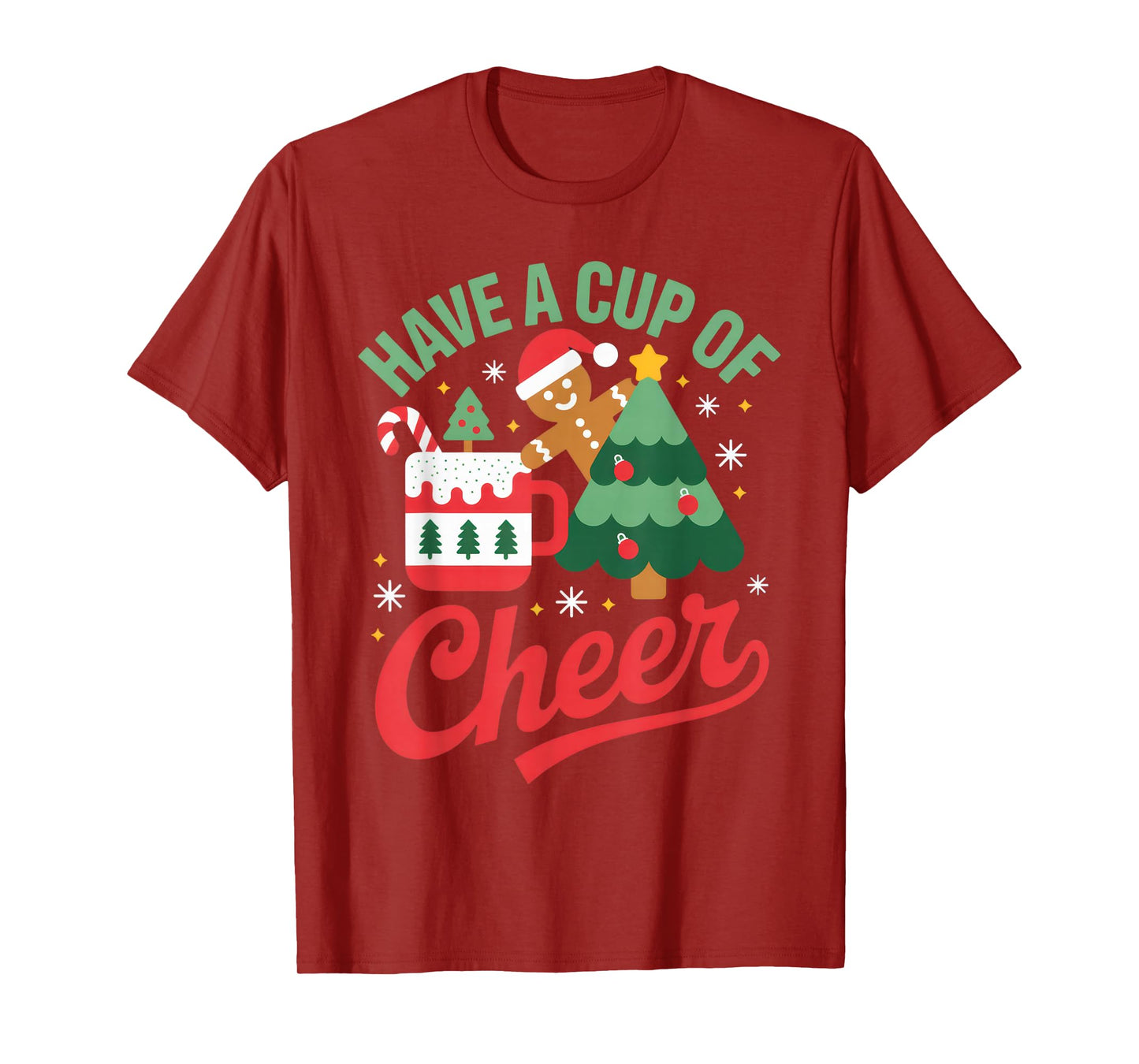 Wolf Santa Christmas Spirit for Animal Lovers Holiday Fun T-Shirt