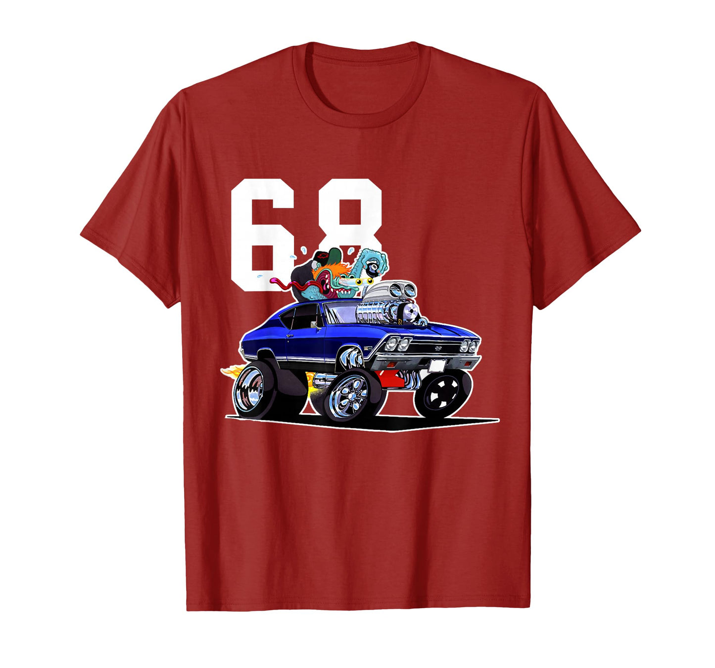 1968 68 Chevelle SS Trending Chevys Muscle Car Funny T-Shirt