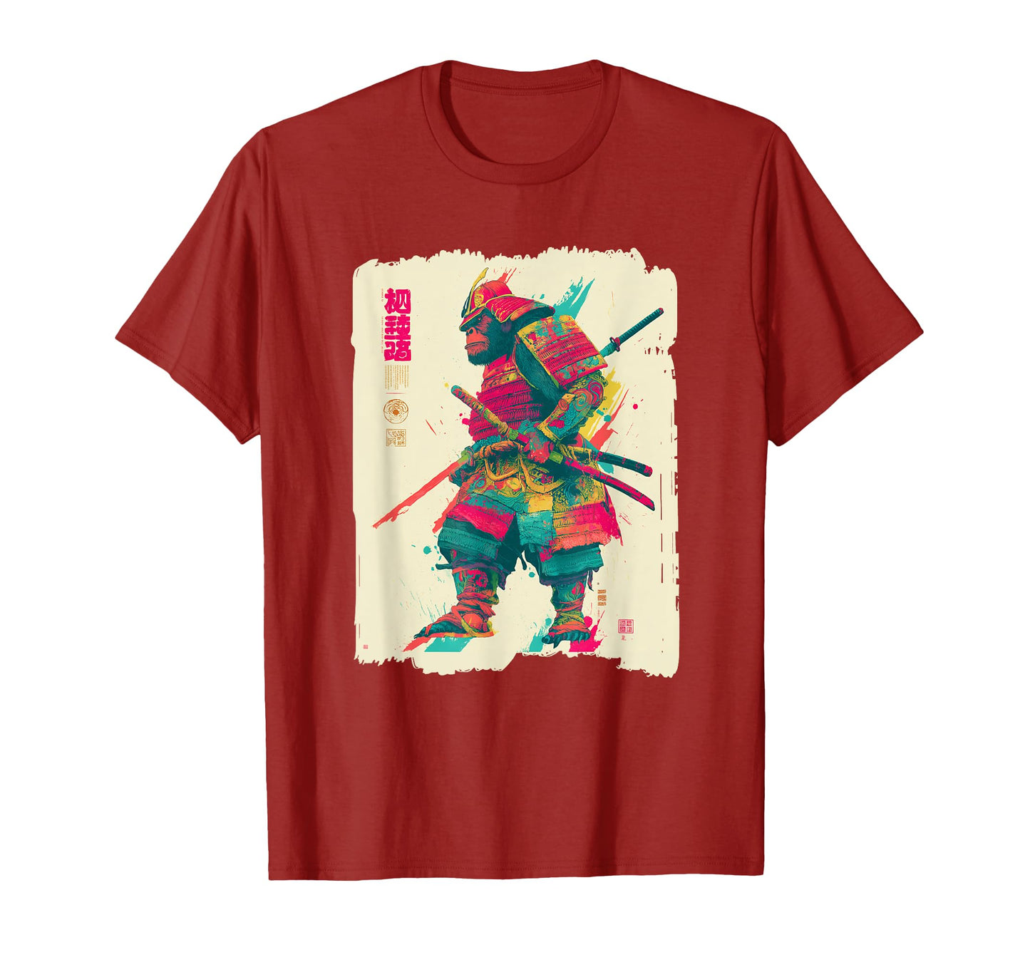 Bigfoot Samurai Japanese Sword Sasquatch T-Shirt