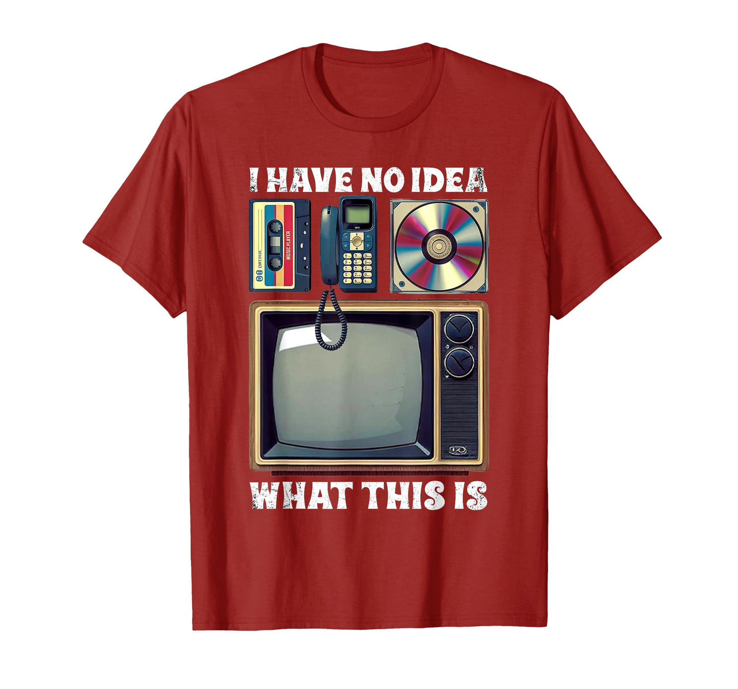 I Have No Idea What This Is Kids 70s 80s 90s Outfit Theme T-Shirt
