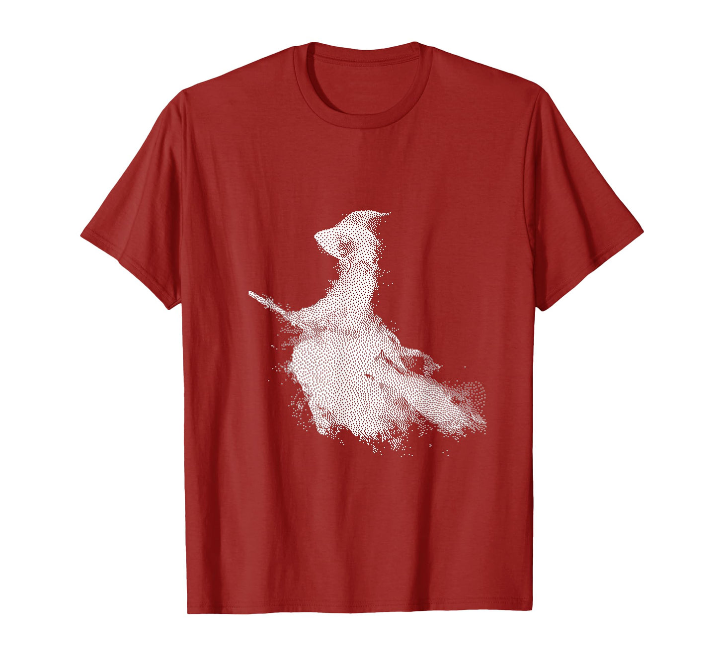 Enchanted Witch Flying Broom Halloween T-Shirt