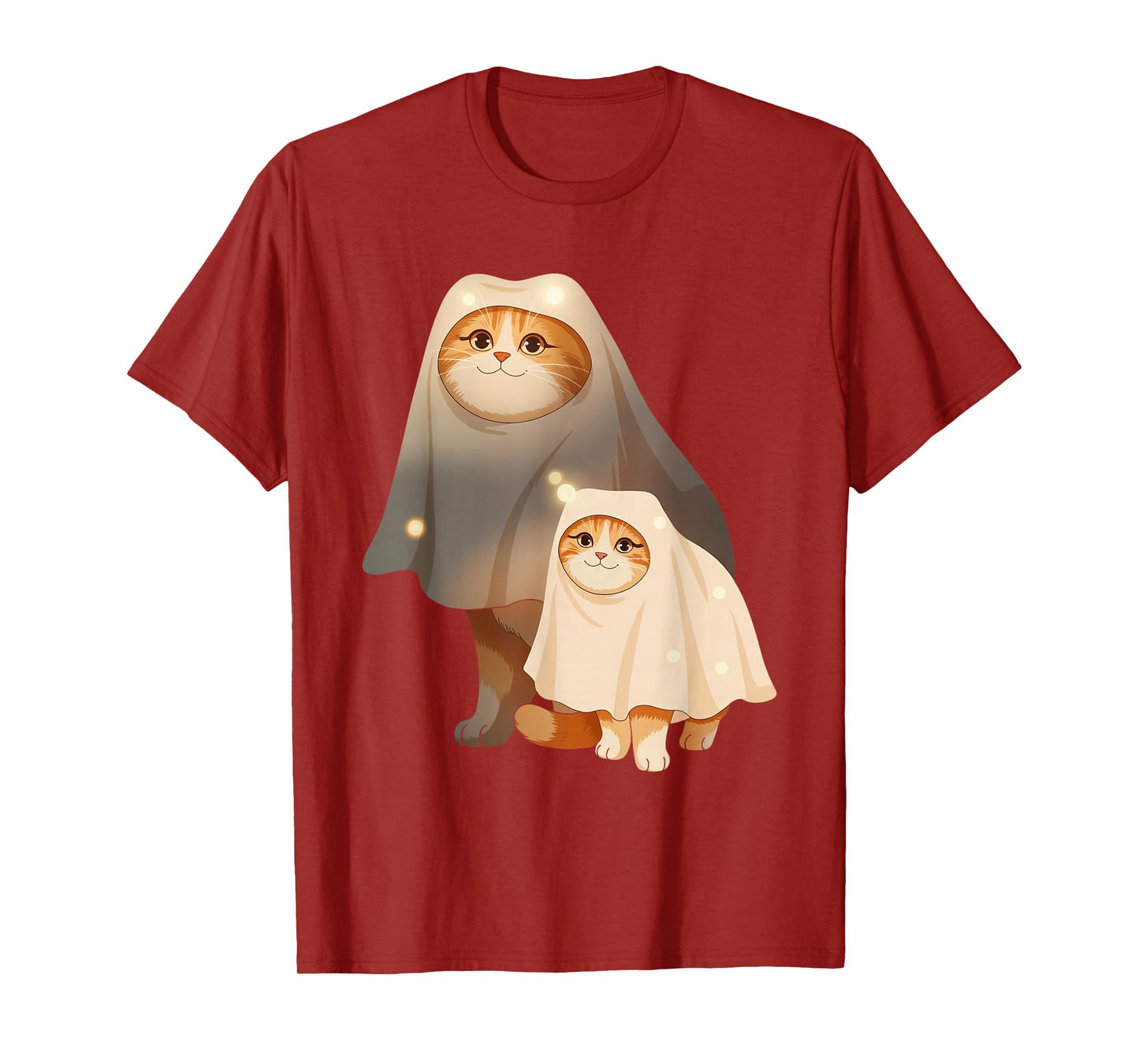Ghost Cat Meme Funny Halloween Costume for Men Women Kids T-Shirt