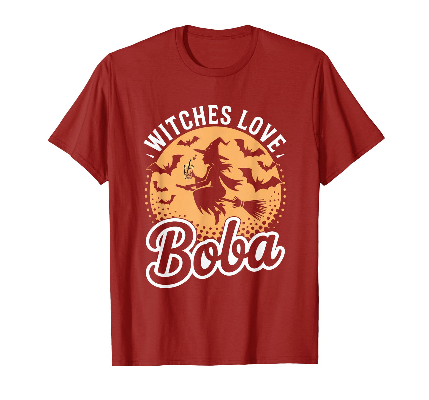 Witches Love Bubble Milk Tea Halloween Boba Tea T-Shirt