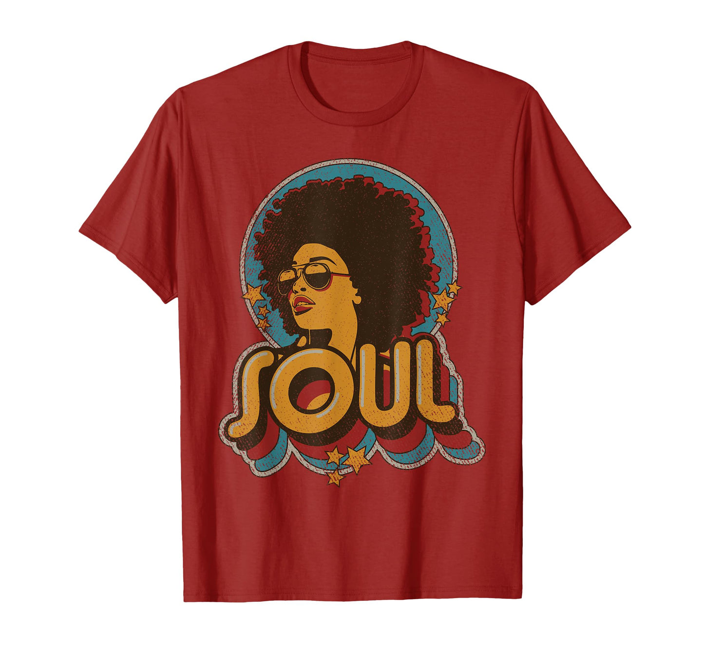 70s Funk Afro Soul Retro Vintage 70s Retro Soul tee T-Shirt