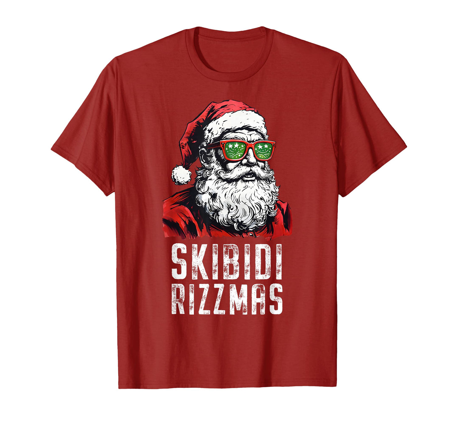 Skibidi Rizzmas Christmas Rizz Santa Claus Charisma Kid Cool T-Shirt