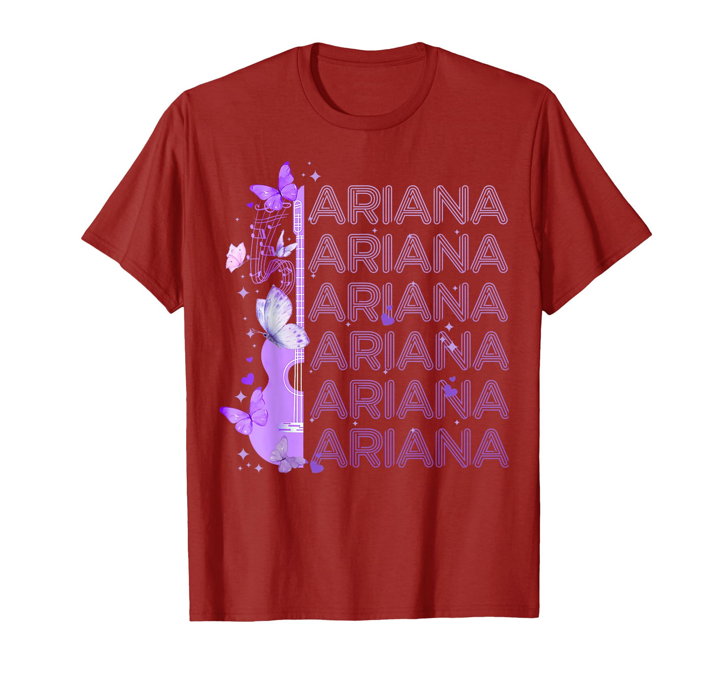 Vintage Ariana Name Retro Style 70s 80s First For Girl Women T-Shirt