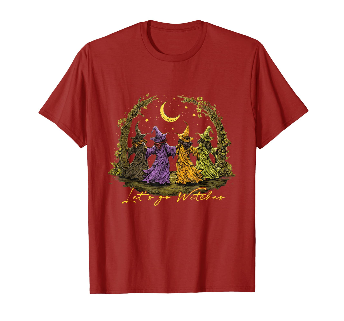 Girls Trip Funny Witch Halloween Girls Spooky Witch T-Shirt