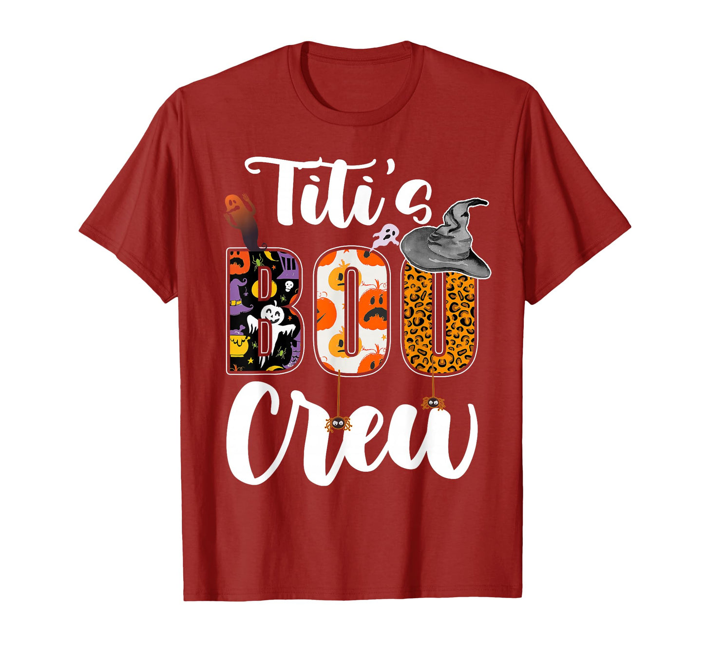 Titi's Boo Crew Halloween Aunt Nephew Niece Matching T-Shirt