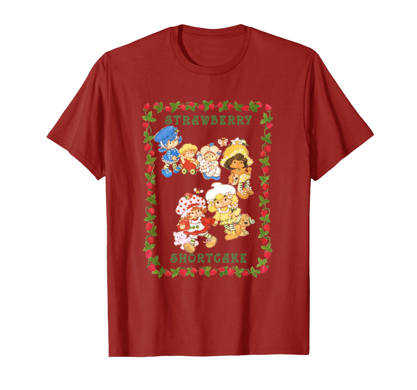 Strawberry Shortcake Vintage Berry Garden Poster T-Shirt