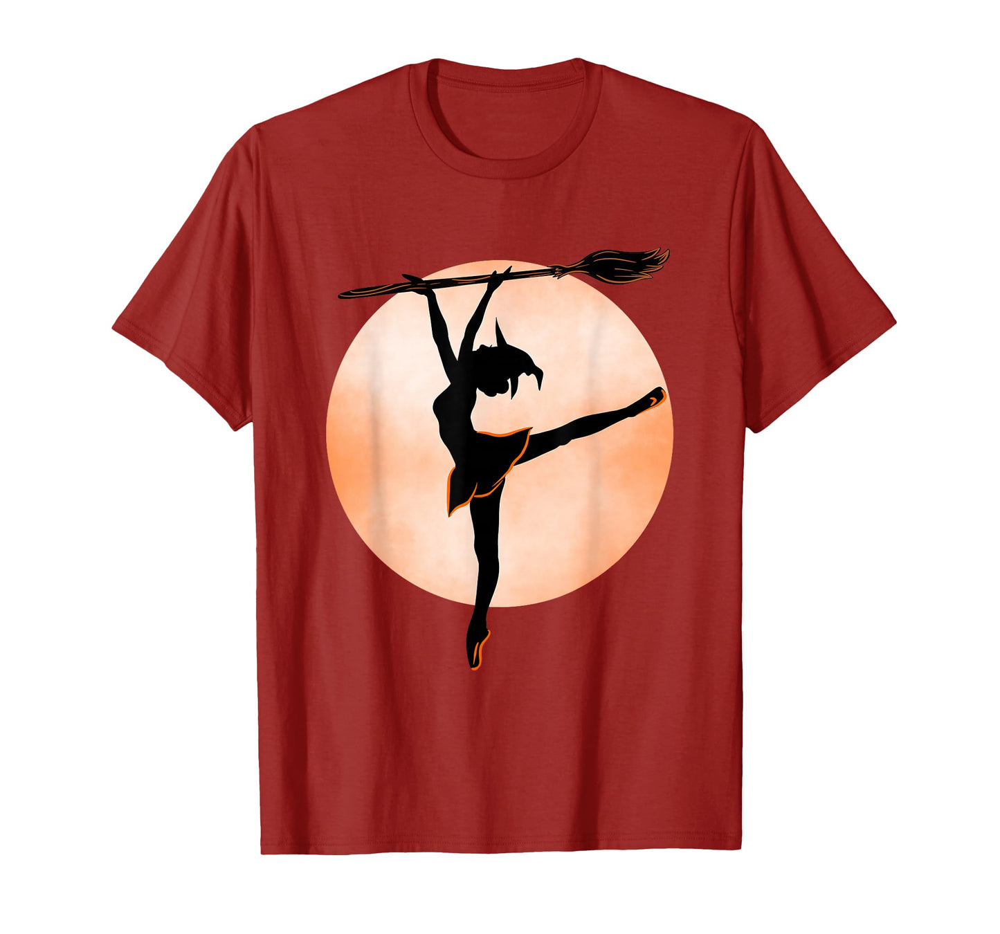 Halloween Ballet Witch Hat Trick or Treat for Ballerina T-Shirt